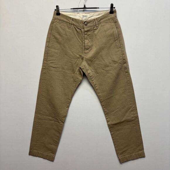 Todd Snyder Men Selvedge Chino Pants Size 30x30 Beige 100% Cotton D083 -11